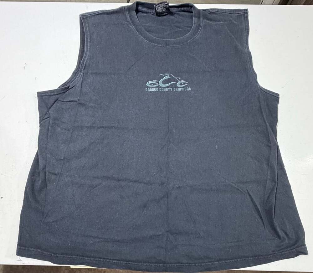 ODM Orange County Choppers Tank Top Size XL Black Sleeveless Graphic